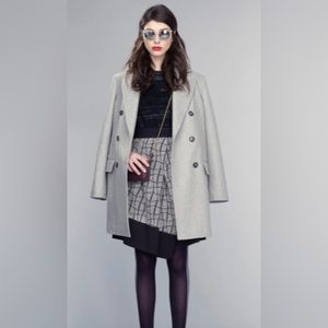 Banana Republic Handkerchief Black and White skirt Size 10